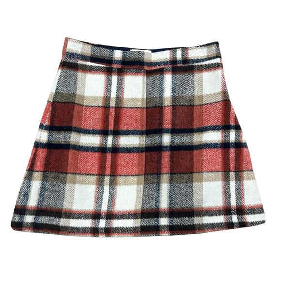re: named Flannel Plaid Mini Skirt Sz Small Lined Winter Fashion Retro - Picture 6 of 7